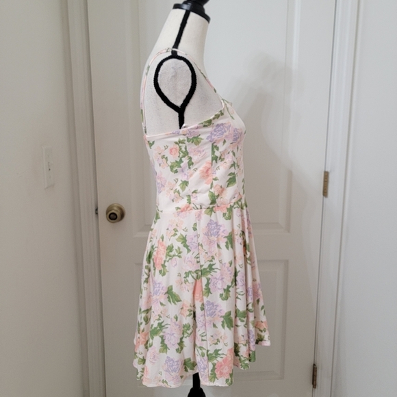 Zara Size M Mini Dress w/ Straight Neckline, Adjustable Straps Bloggers Fav. NEW - Picture 7 of 15